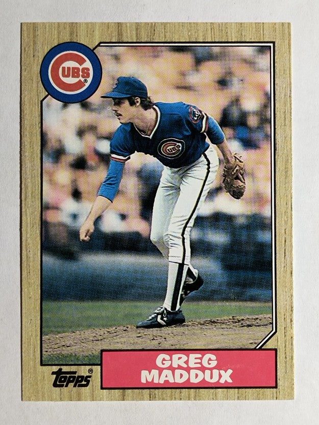 1987 Topps Traded #70T Greg Maddux XRC