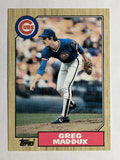 1987 Topps Traded #70T Greg Maddux XRC