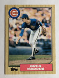 1987 Topps Traded #70T Greg Maddux XRC