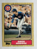 1987 Topps Traded #70T Greg Maddux XRC