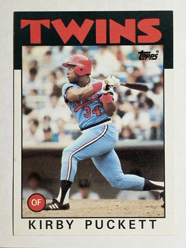 1986 Topps #329 Kirby Puckett