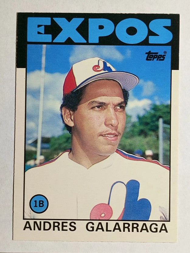 1986 Topps Traded #40T Andres Galarraga XRC
