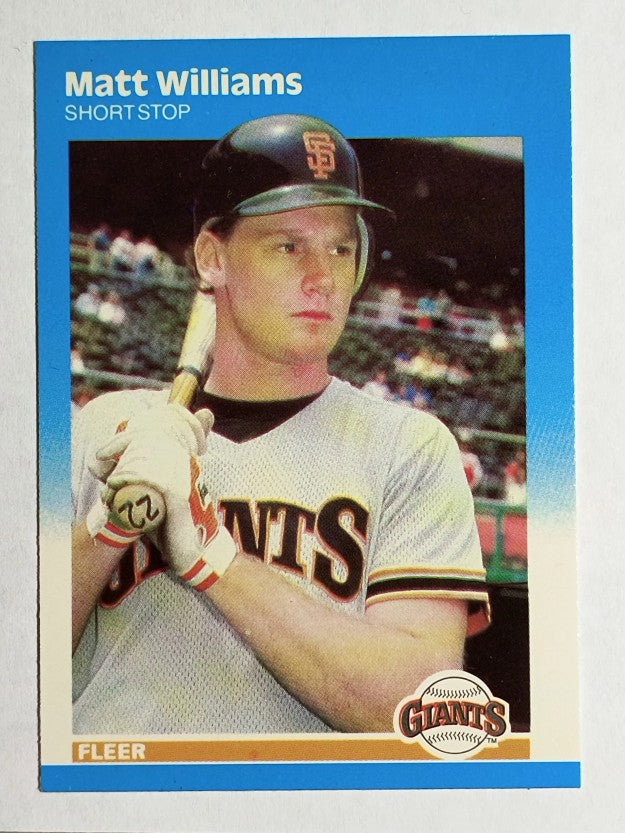 1987 Fleer Update Glossy #U129 Matt Williams