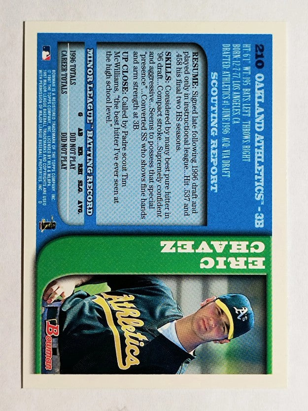 1997 Bowman #210 Eric Chavez RC