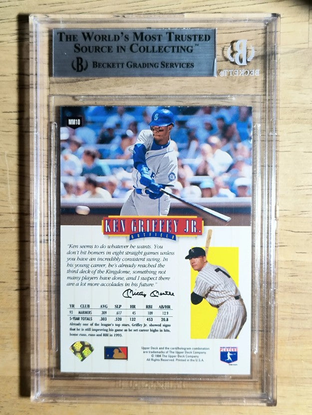 1994 Upper Deck Mantle's Long Shots #MM10 Ken Griffey Jr. (BGS 8.5 NMMT+)