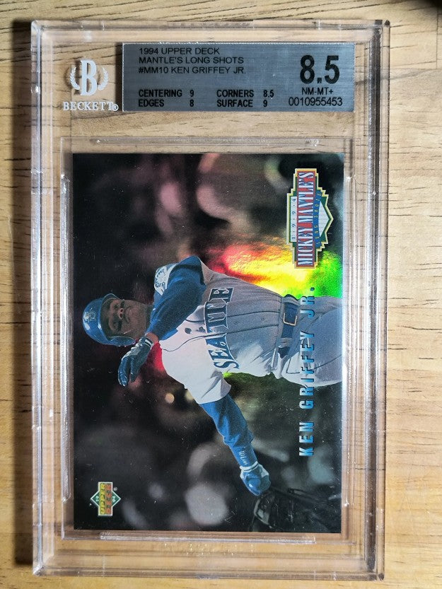 1994 Upper Deck Mantle's Long Shots #MM10 Ken Griffey Jr. (BGS 8.5 NMMT+)