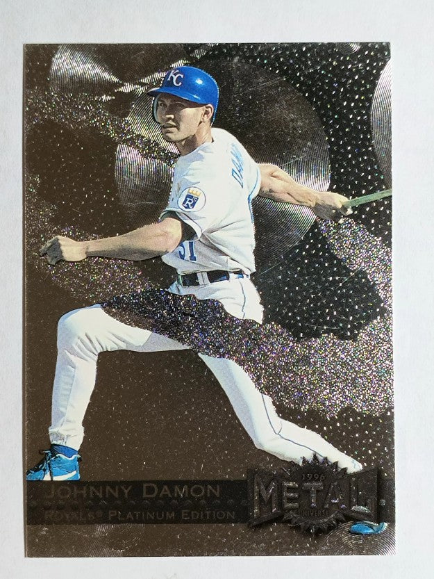 1996 Metal Universe Platinum #63 Johnny Damon