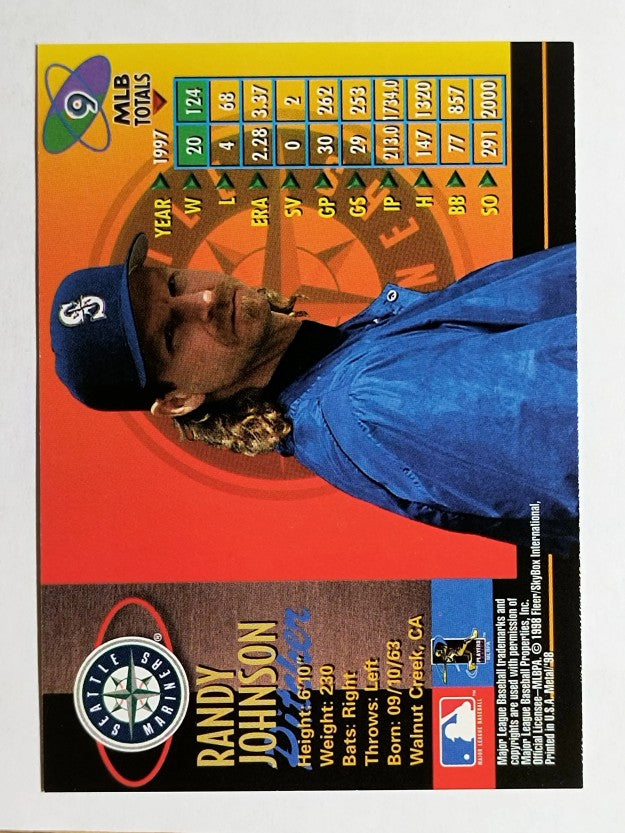 1998 Metal Universe #9 Randy Johnson