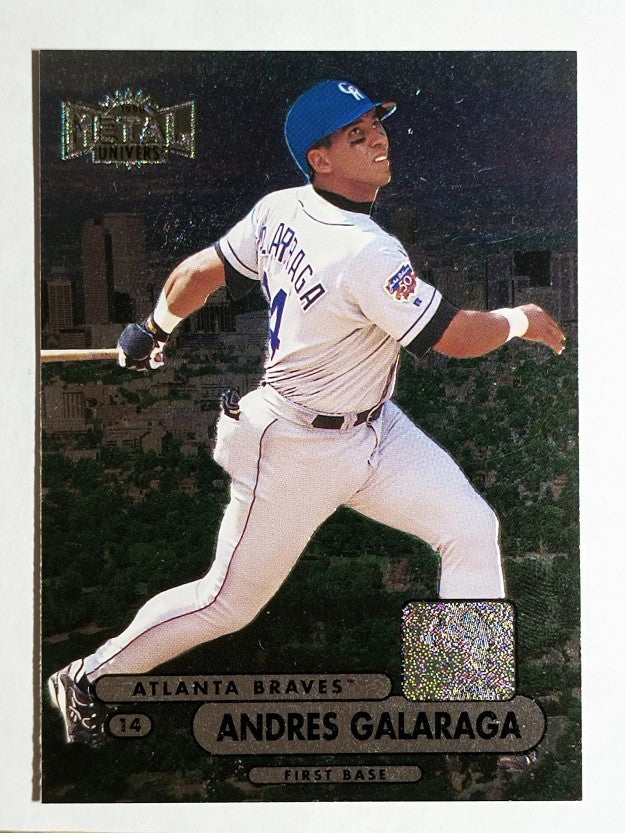 1998 Metal Universe #139 Andres Galarraga