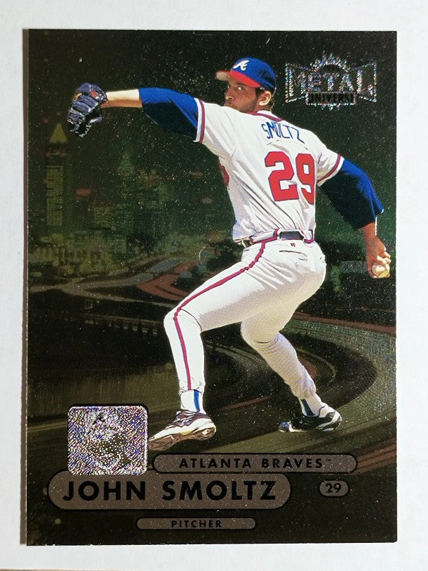 1998 Metal Universe #179 John Smoltz