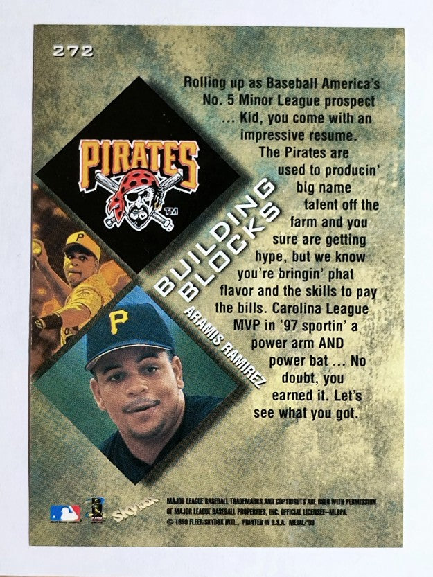 1999 Metal Universe #272 Aramis Ramirez BB