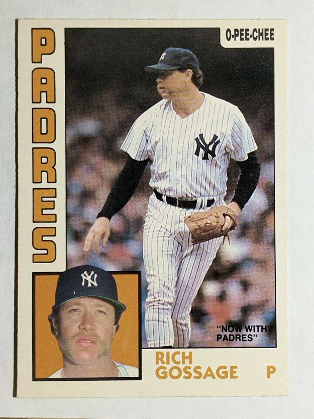 1984 O-Pee-Chee #121 Rich Gossage