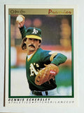1991 O-Pee-Chee Premier #38 Dennis Eckersley