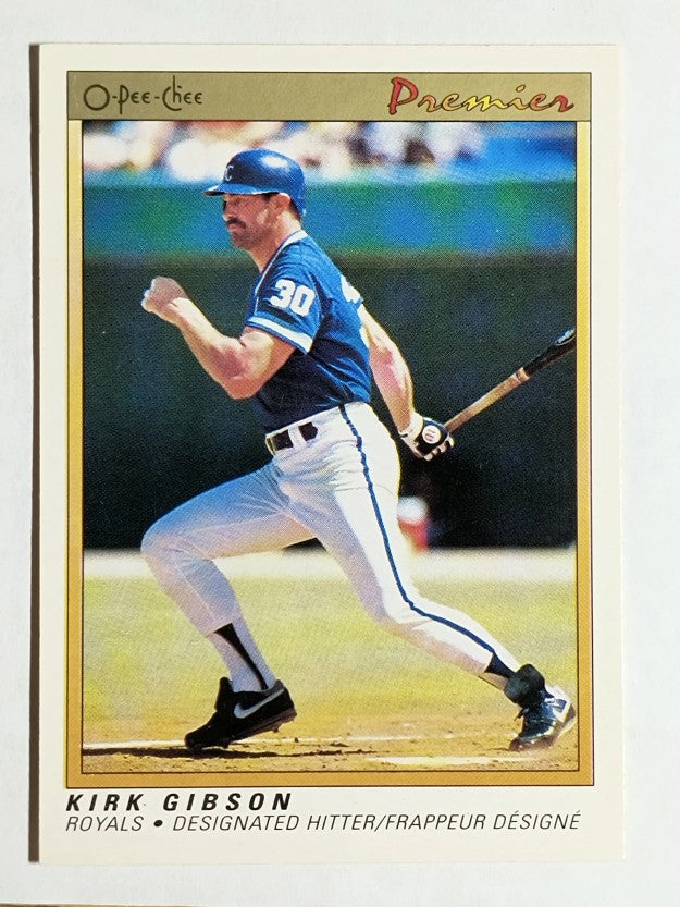 1991 O-Pee-Chee Premier #50 Kirk Gibson