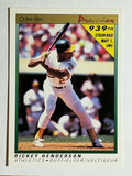 1991 O-Pee-Chee Premier #62 Rickey Henderson