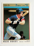 1992 O-Pee-Chee Premier #1 Wade Boggs