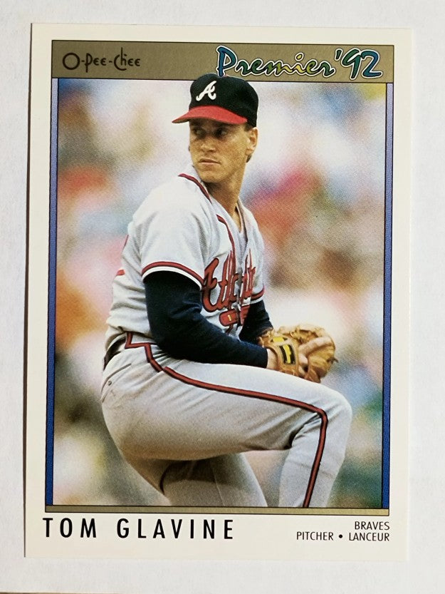 1992 O-Pee-Chee Premier #49 Tom Glavine