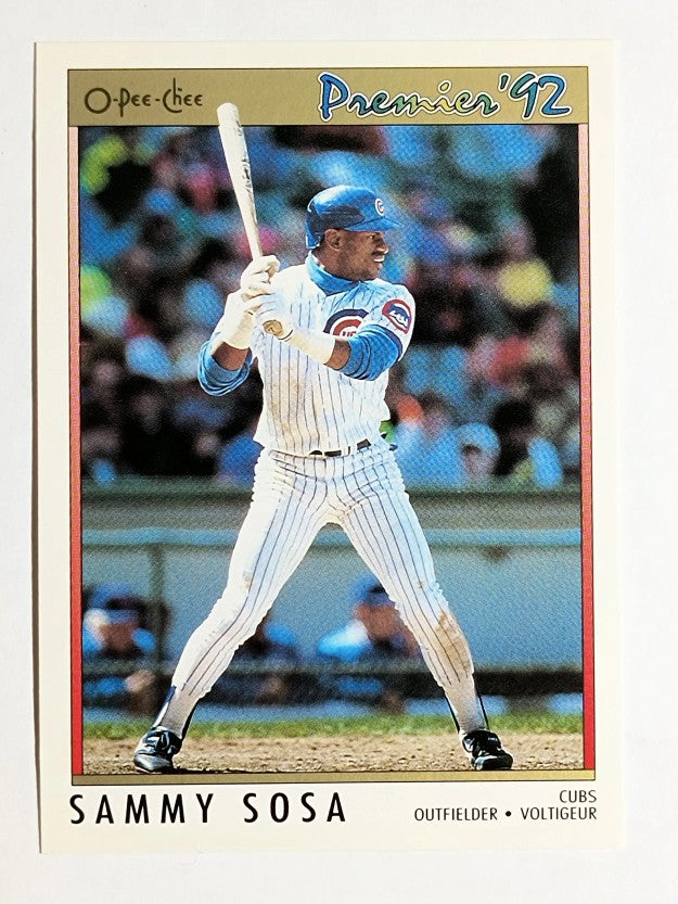 1992 O-Pee-Chee Premier #120 Sammy Sosa