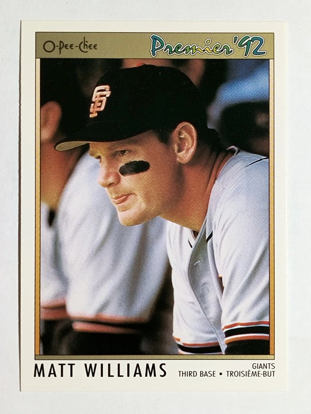 1992 O-Pee-Chee Premier #144 Matt Williams