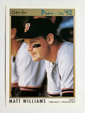 1992 O-Pee-Chee Premier #144 Matt Williams