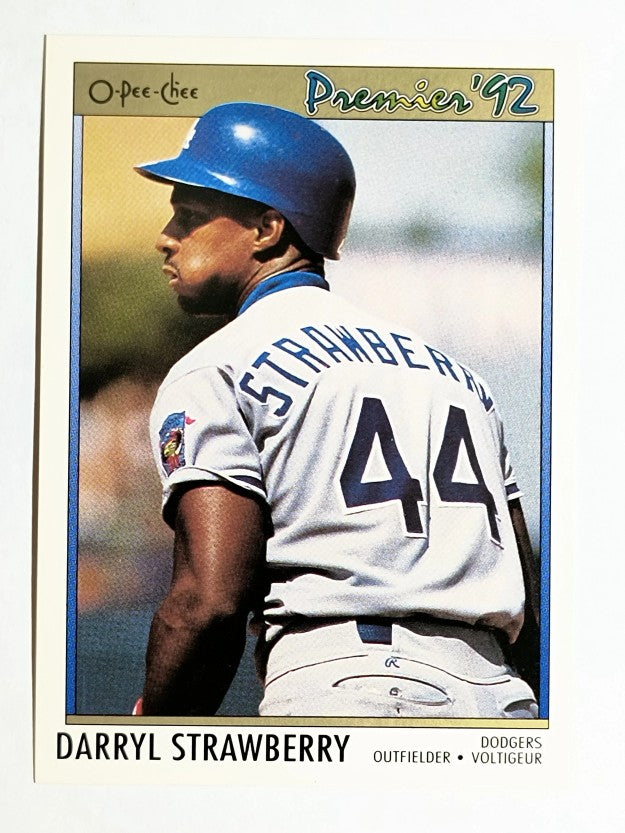 1992 O-Pee-Chee Premier #179 Darryl Strawberry