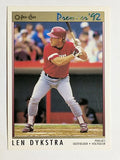 1992 O-Pee-Chee Premier #184 Len Dykstra