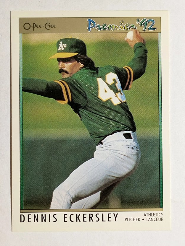 1992 O-Pee-Chee Premier #188 Dennis Eckersley
