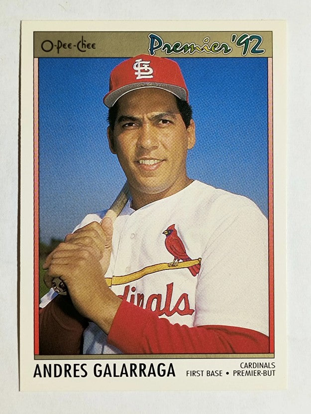 1992 O-Pee-Chee Premier #191 Andres Galarraga