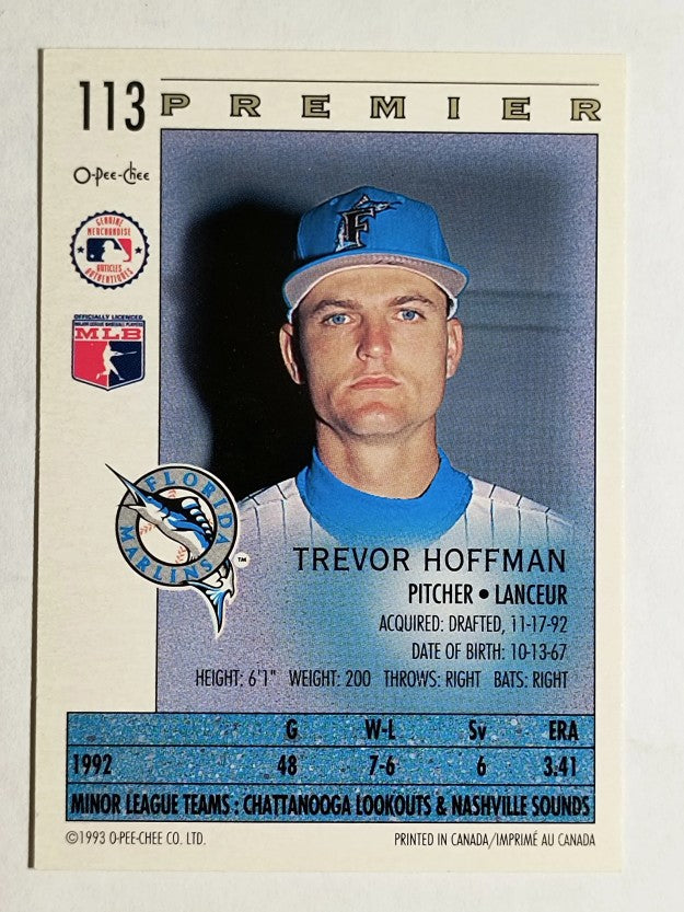 1993 O-Pee-Chee Premier #113 Trevor Hoffman