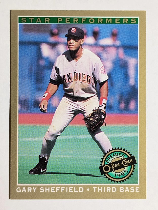 1993 O-Pee-Chee Premier Star Performers #6 Gary Sheffield