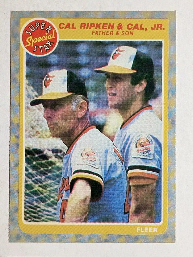1985 Fleer #641 Cal Ripken Jr./Cal Ripken Sr.