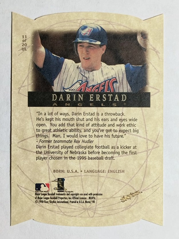 1998 Metal Universe Universal Language #11 Darin Erstad