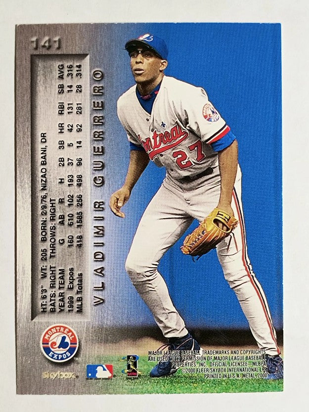 2000 Metal #141 Vladimir Guerrero