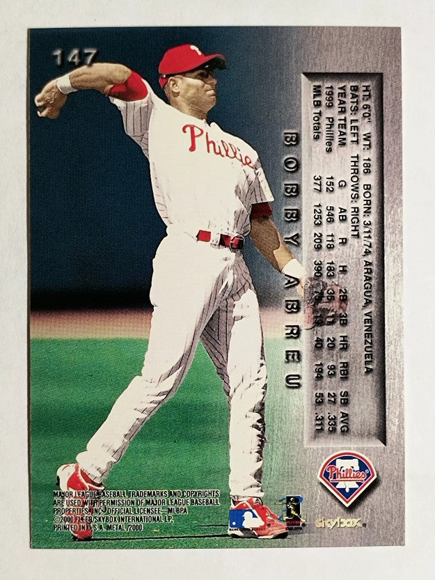 2000 Metal #147 Bobby Abreu