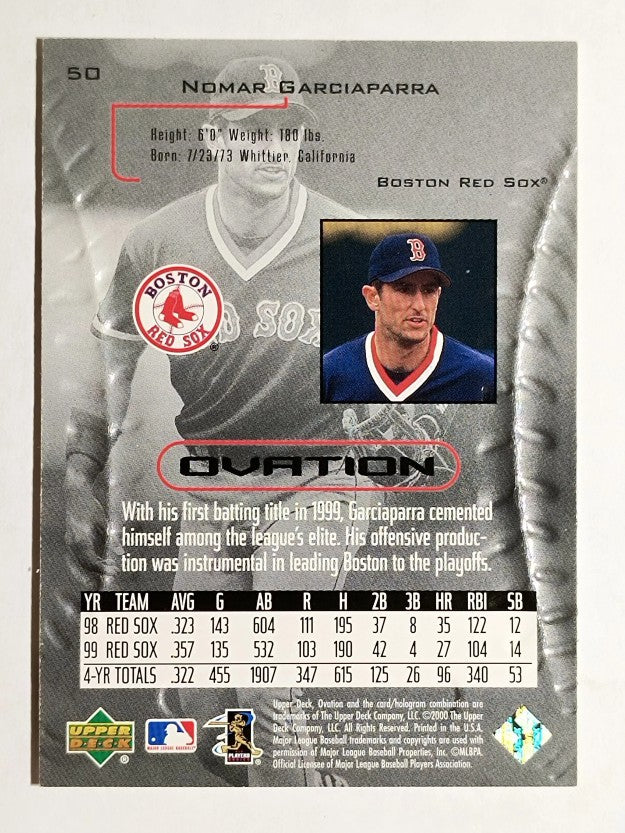 2000 Upper Deck Ovation #50 Nomar Garciaparra