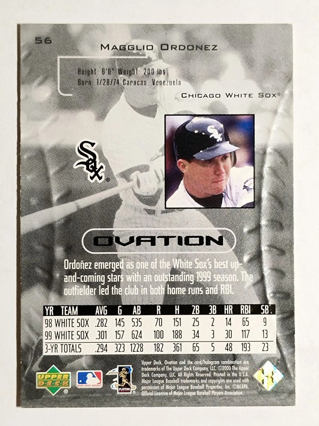 2000 Upper Deck Ovation #56 Magglio Ordonez