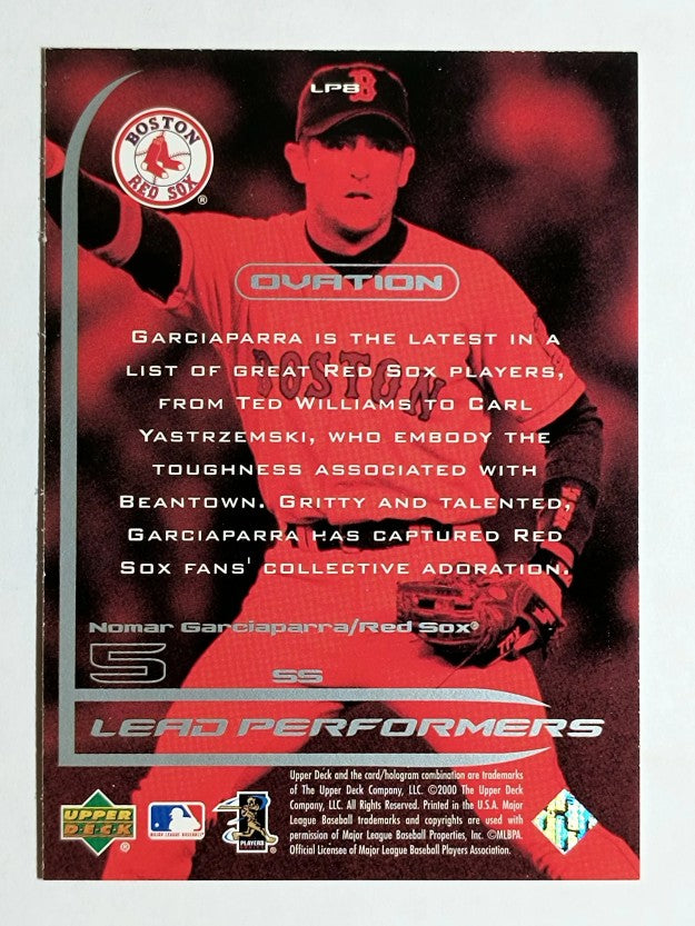 2000 Upper Deck Ovation Lead Performers #LP8 Nomar Garciaparra