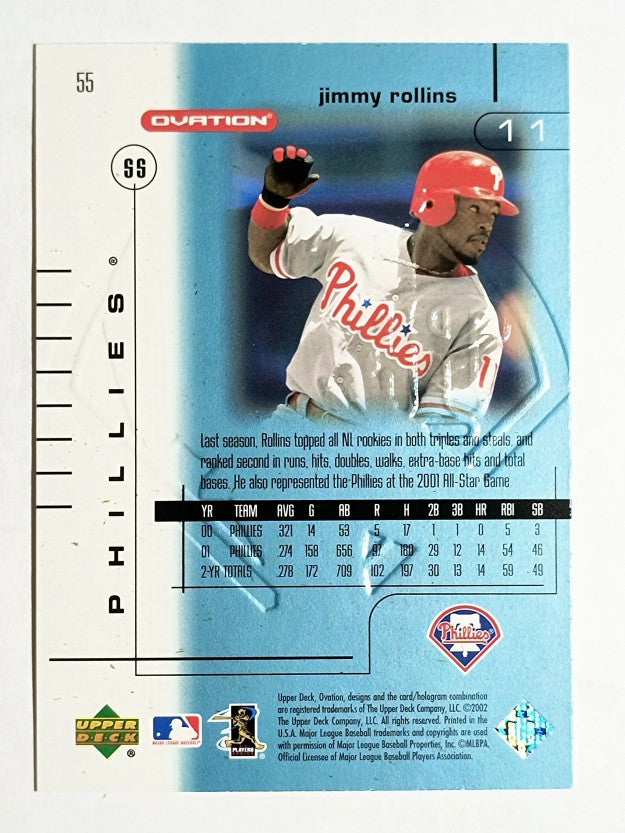 2002 Upper Deck Ovation #55 Jimmy Rollins