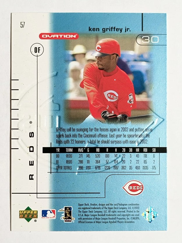 2002 Upper Deck Ovation #57 Ken Griffey Jr.