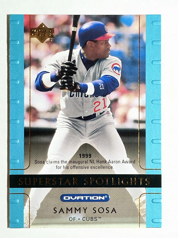 2002 Upper Deck Ovation #106 Sammy Sosa SS