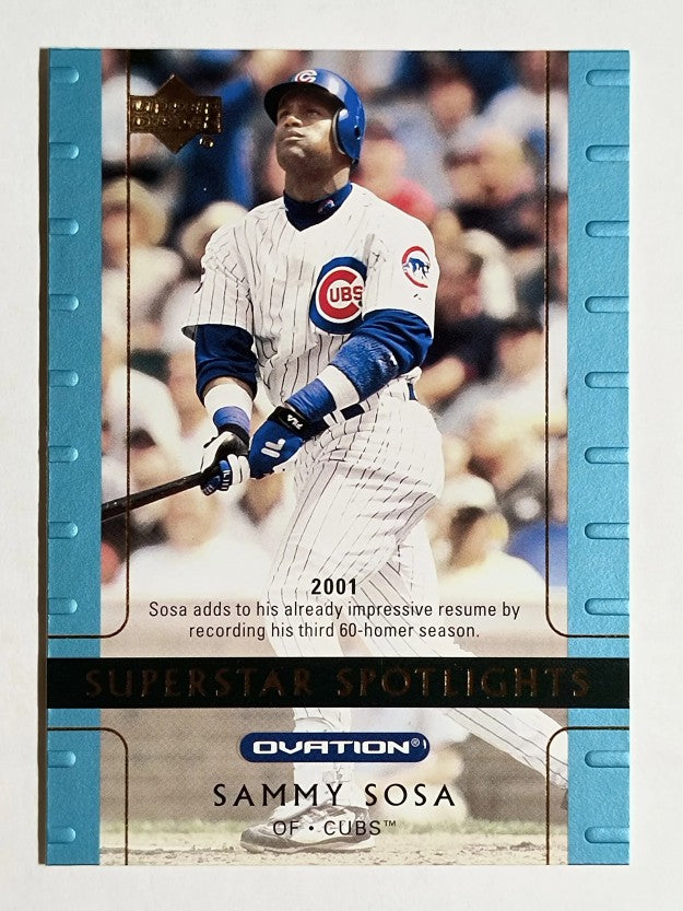 2002 Upper Deck Ovation #108 Sammy Sosa SS