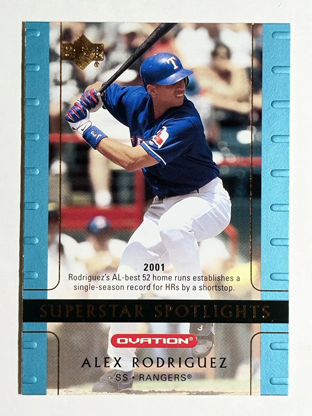 2002 Upper Deck Ovation #114 Alex Rodriguez SS