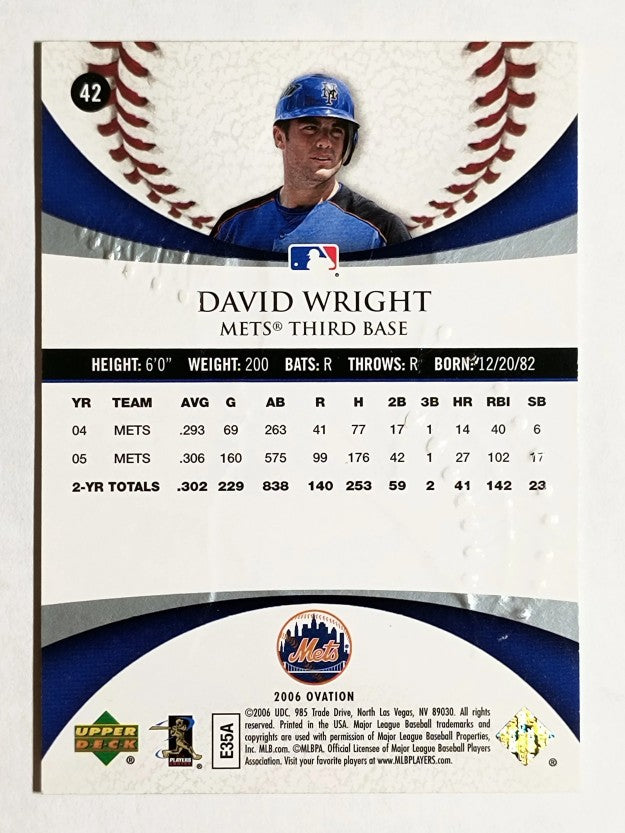 2006 Upper Deck Ovation #42 David Wright