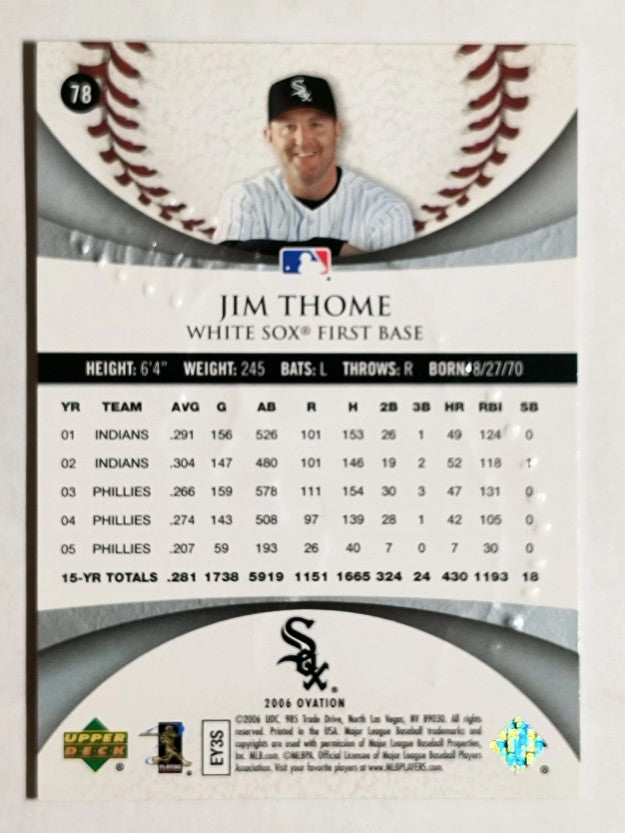 2006 Upper Deck Ovation #78 Jim Thome