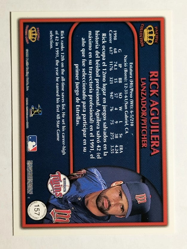 1999 Pacific Crown Collection #157 Rick Aguilera