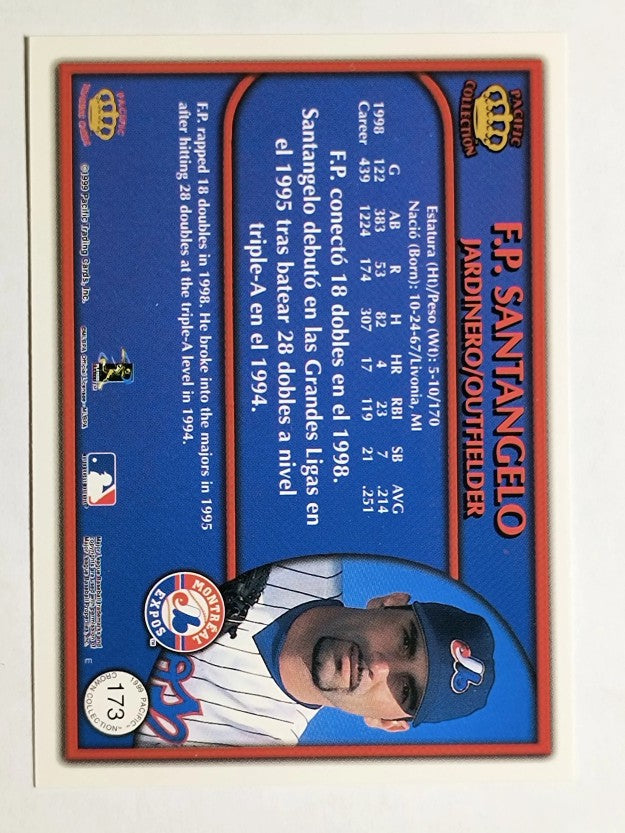 1999 Pacific Crown Collection #173 F.P. Santangelo