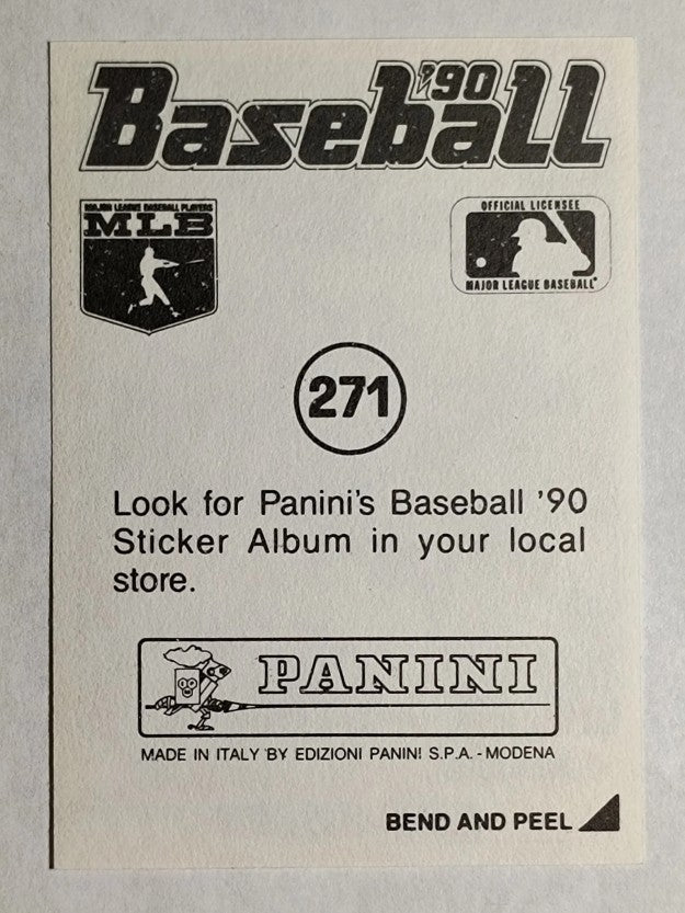 1990 Panini Stickers #271 Kirk Gibson