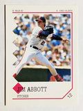 1992 Panini Stickers #12 Jim Abbott