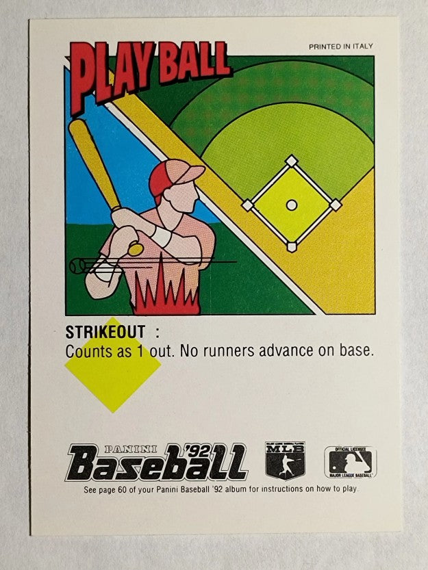 1992 Panini Stickers #202 Andres Galarraga