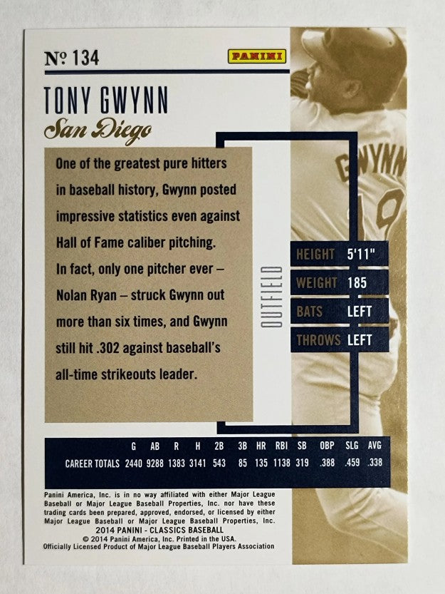 2014 Classics #134 Tony Gwynn